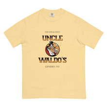 Load image into Gallery viewer, Uncle Waldo's The One & Only WITH DRINK SPECIALS Short Sleeve T-Shirt - Garment-Dyed Heavyweight T-Shirt