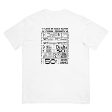 Load image into Gallery viewer, Uncle Waldo's The One & Only WITH DRINK SPECIALS Short Sleeve T-Shirt - Garment-Dyed Heavyweight T-Shirt