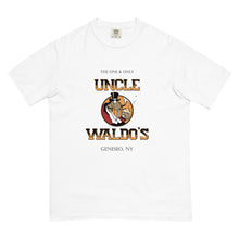 Load image into Gallery viewer, Uncle Waldo's The One & Only WITH DRINK SPECIALS Short Sleeve T-Shirt - Garment-Dyed Heavyweight T-Shirt