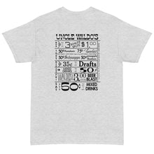 Load image into Gallery viewer, Uncle Waldo's The One & Only WITH DRINK SPECIALS Men's Short Sleeve T-Shirt - Gildan 2000